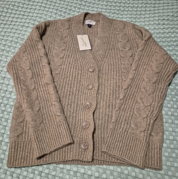 Universal Thread Super Soft Cable Knit Cardigan Sweater - Picture 1 of 4